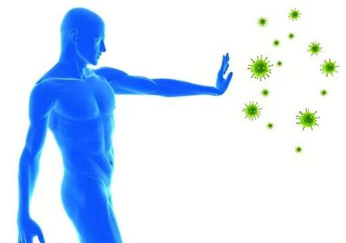 Under the influence of vitamins, the human immune system is strengthened. 